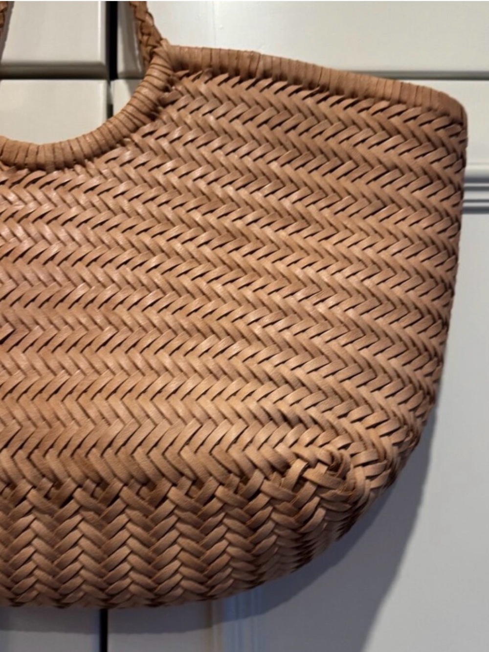 NEW Dragon Diffusion Nantucket Leather Bag- Natural - Picture 9 of 11